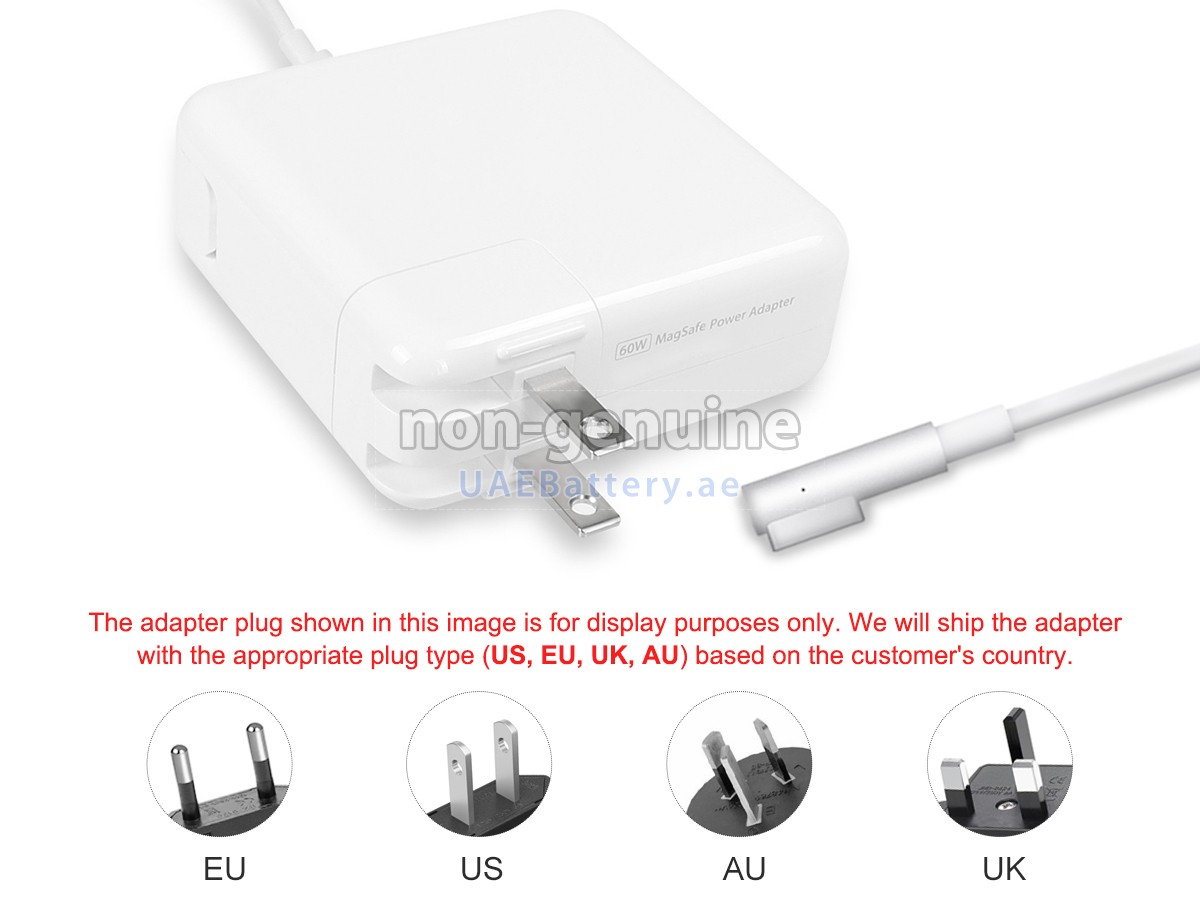 محول التيار المتردد Apple 60W 16.5V-3.65A MAGSAFE 1
