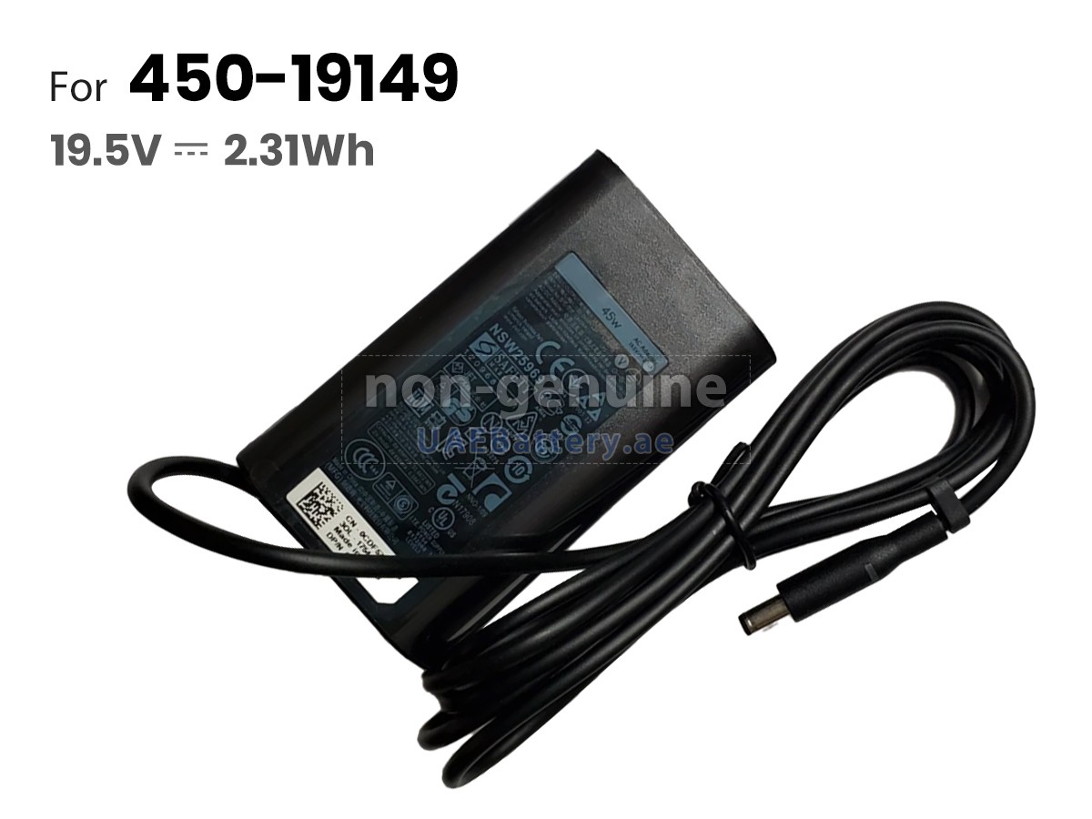 محول التيار المتردد Dell 45W 19.5V-2.31A 100-240V~1.2A 50/60HZ