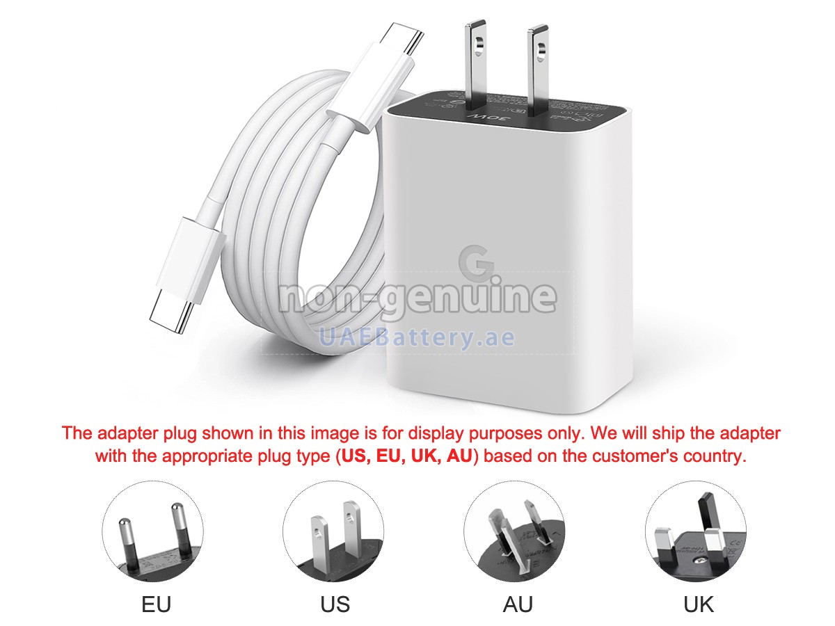 محول التيار المتردد Google 30W 5V-3A USB-C CHARGER