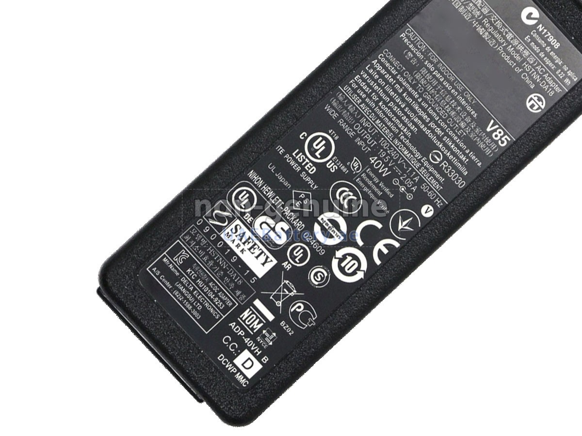 محول التيار المتردد HP 40W 19.5V-2.05A 100-240V~1.1A 50/60HZ