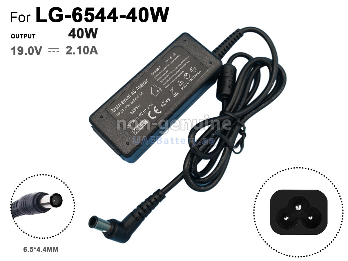 محول التيار المتردد LG 40W 19V 2.1A 6.5*4.4MM