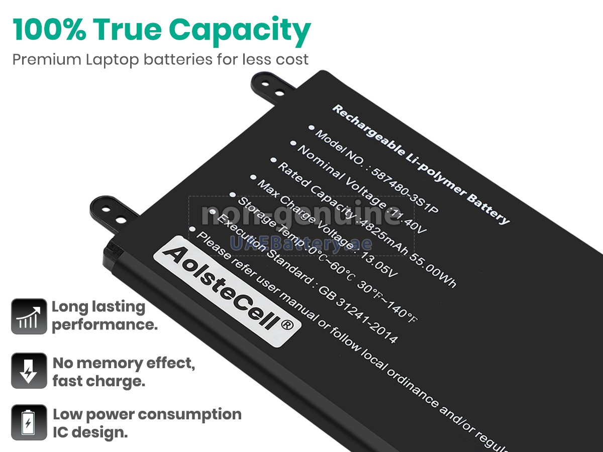 بطارية AolsteCell 587480-3S1P