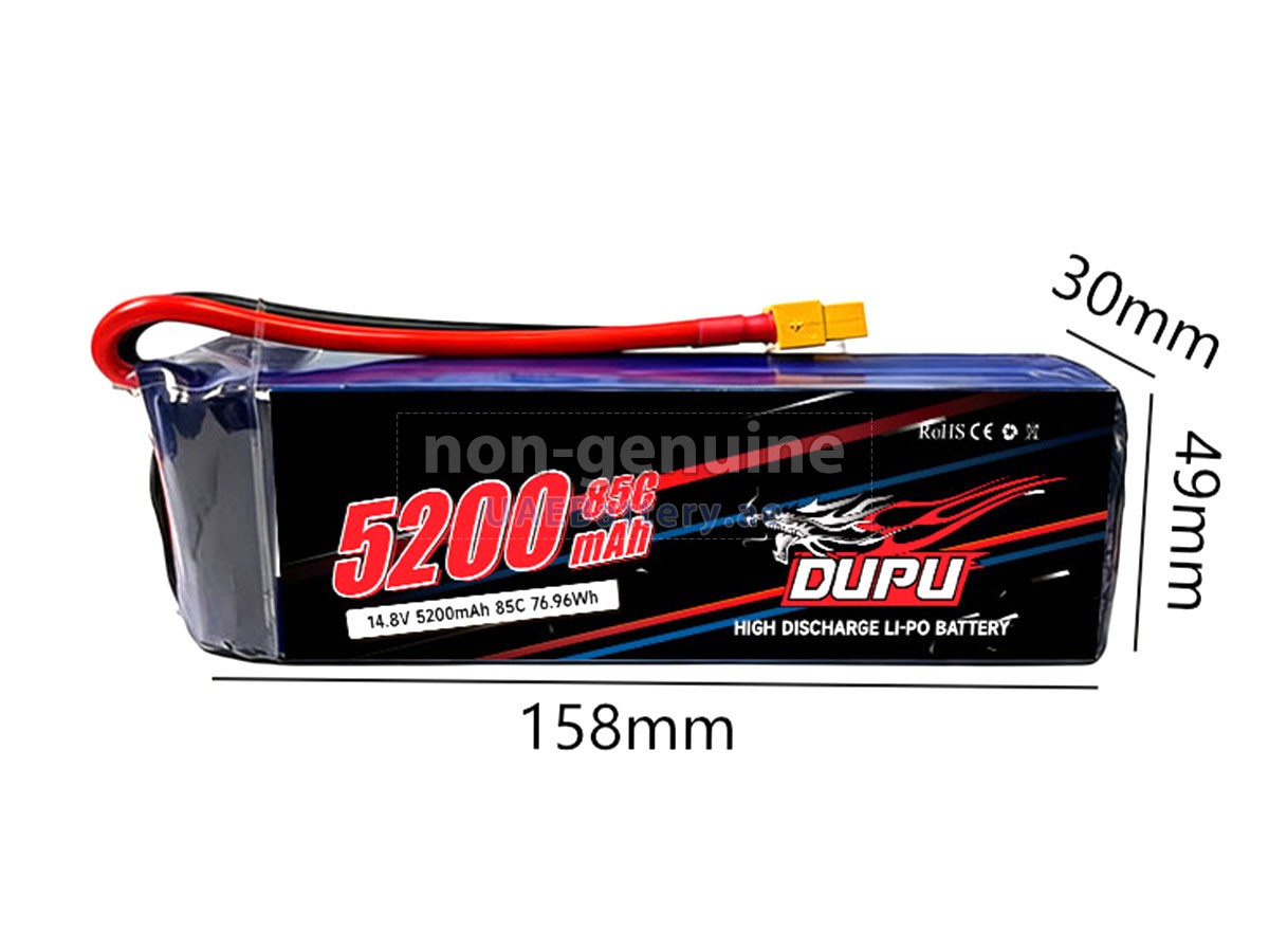 بطارية AolsteCell 14.8V 4S 5200MAH 85C XT60