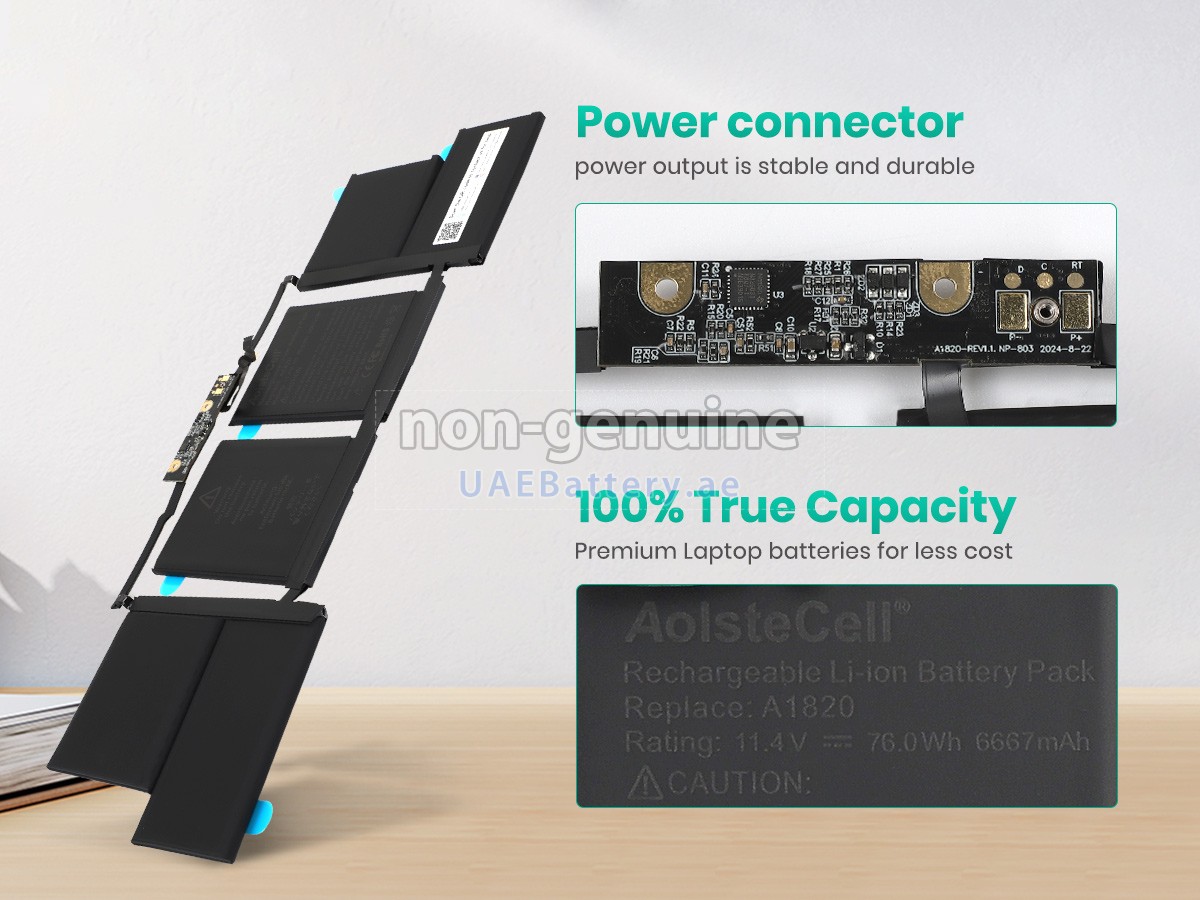 بطارية Apple MacBook Pro Core I7 3.1GHZ 15.4 inch TOUCH A1707(EMC 3162)