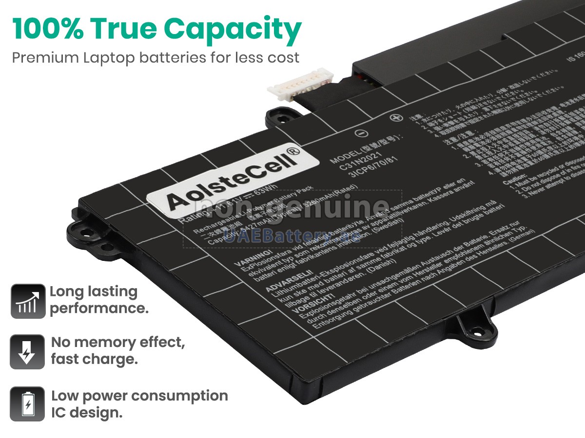 بطارية Asus ZenBook 14X OLED UX5401EA-L7103W
