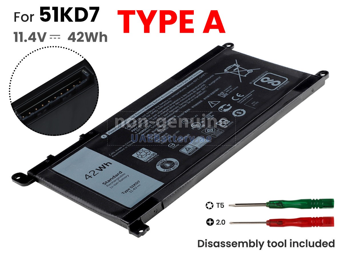 بطارية Dell Chromebook 3100 2-IN-1