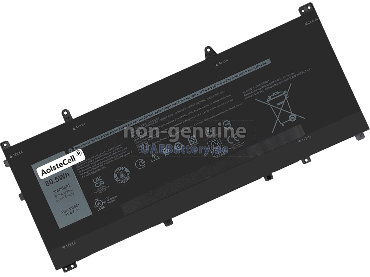 بطارية Dell Alienware X14 R1