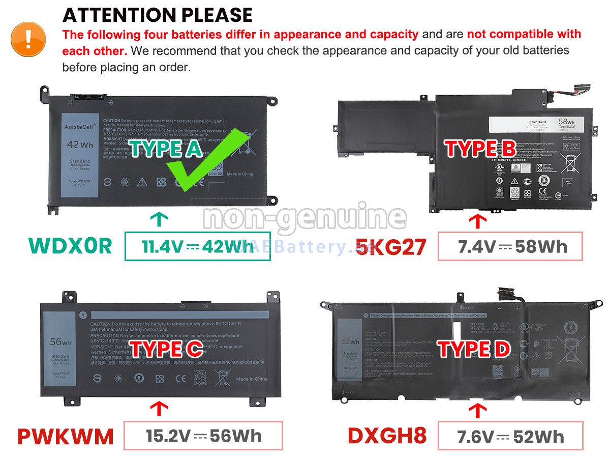 بطارية Dell Inspiron 14 7000