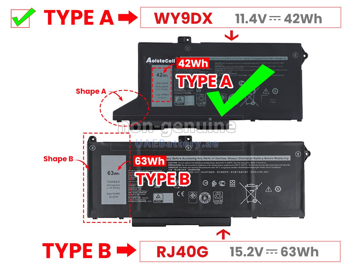 بطارية Dell P104F