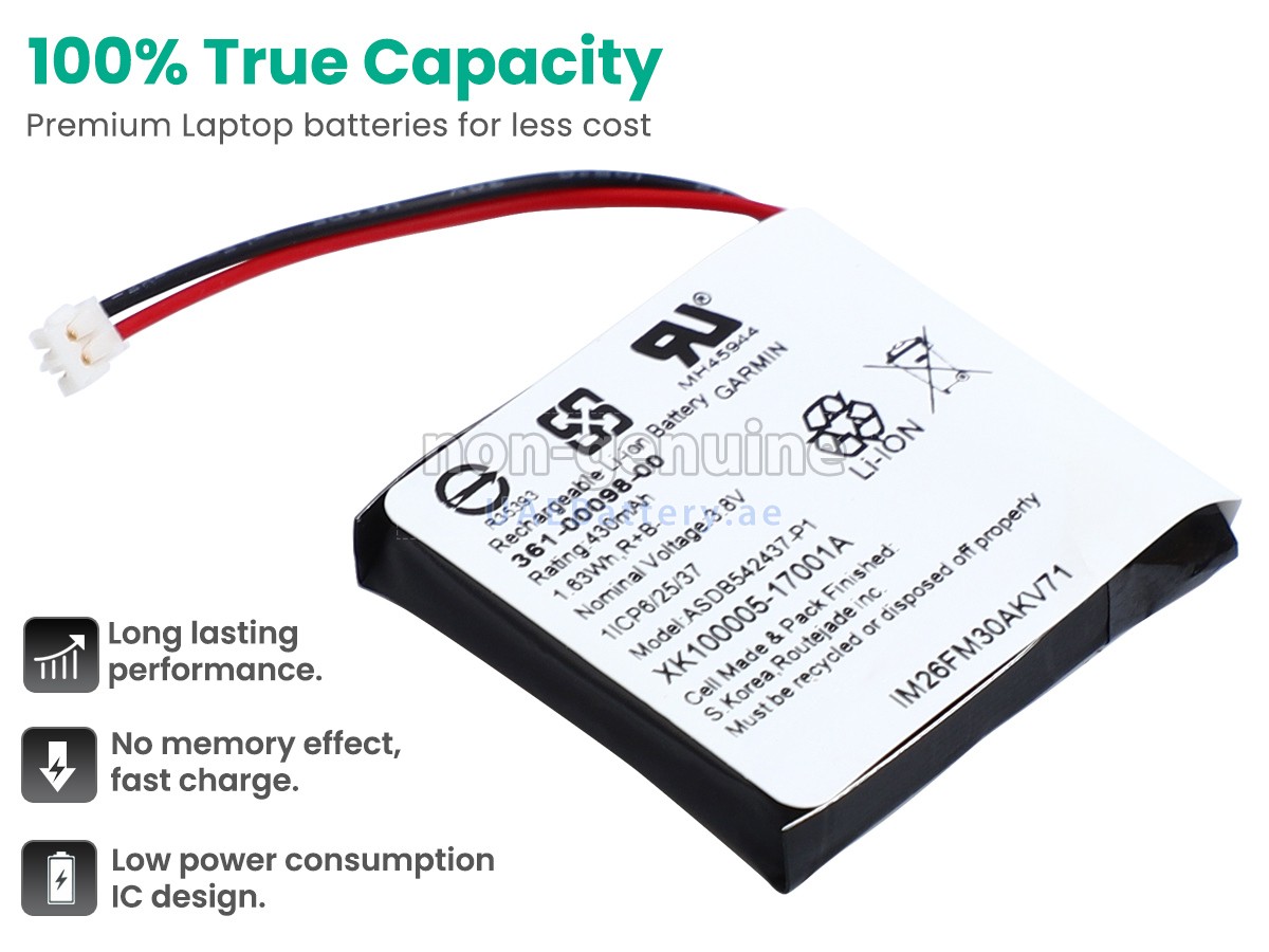 بطارية Garmin FENIX 5X