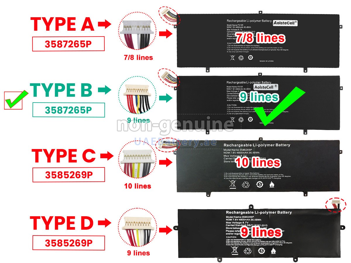 بطارية Jumper 3282122-2S