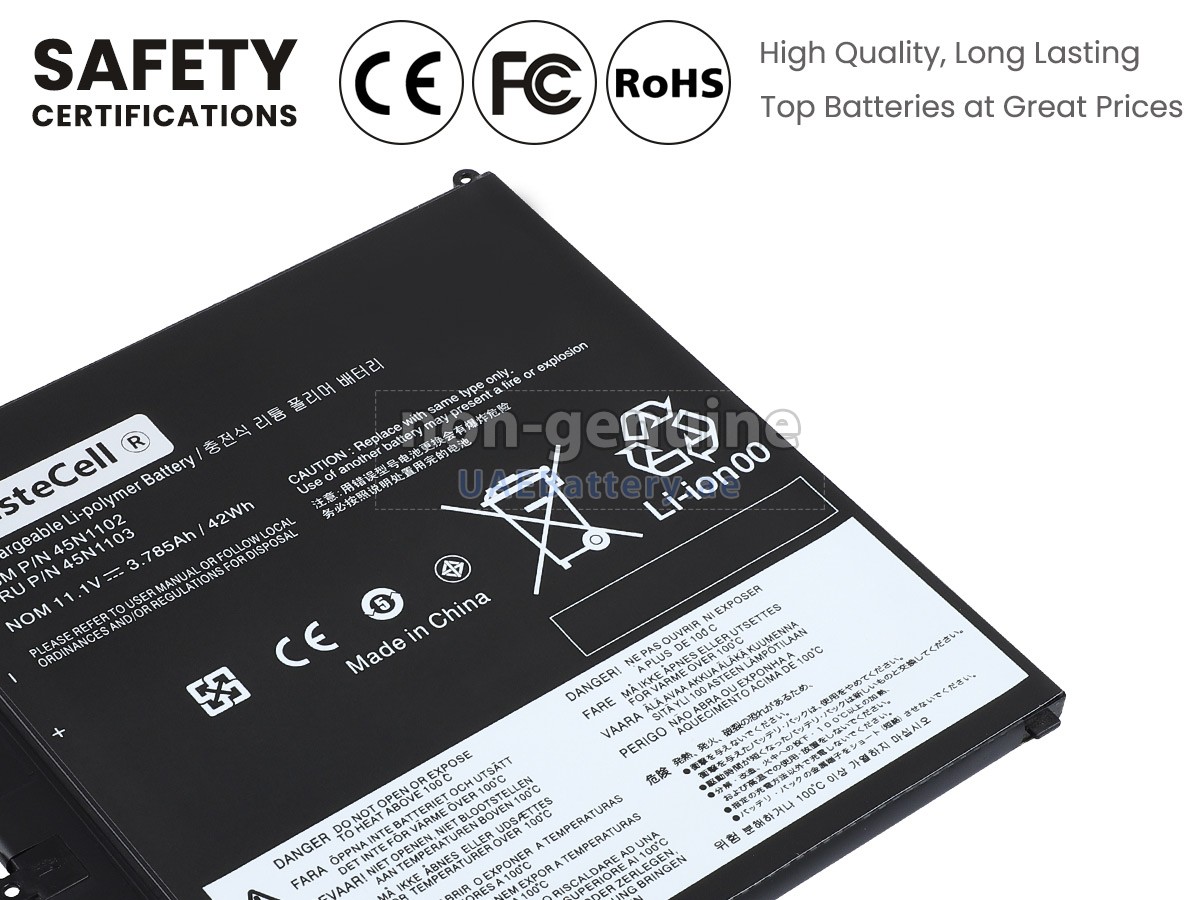 بطارية Lenovo ThinkPad HELIX 3698-6CG
