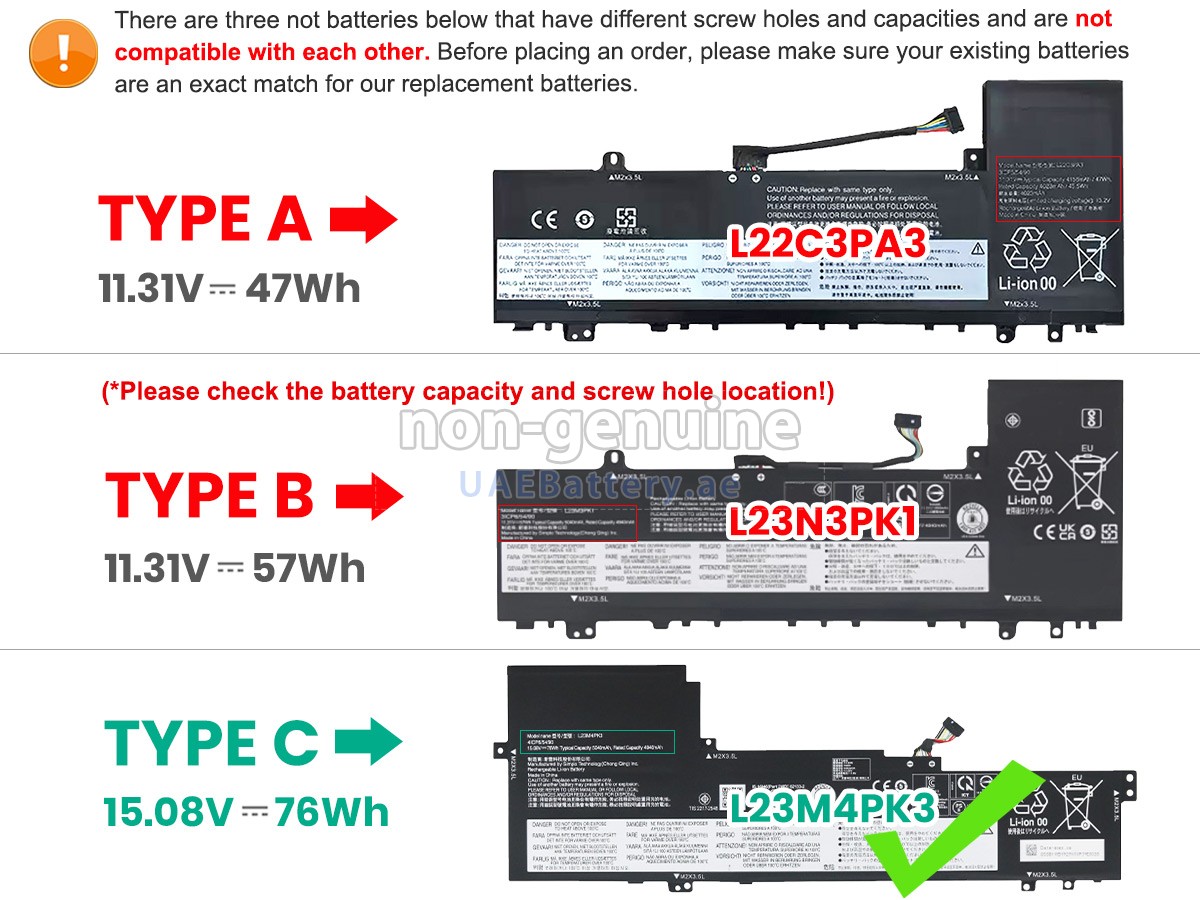 بطارية Lenovo IdeaPad SLIM 5 16AHP9-83DD003GMX