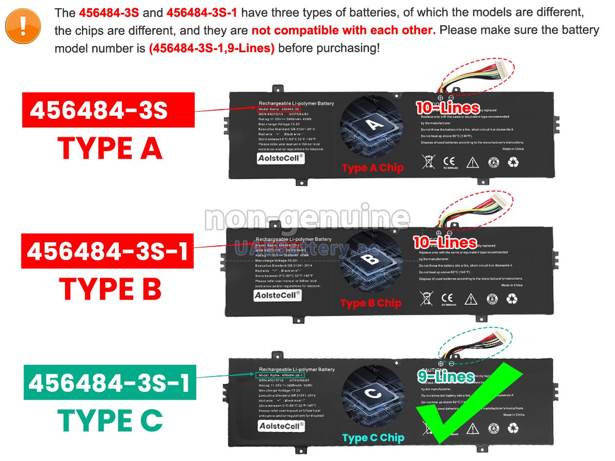 بطارية Medion 456484-3S-1(3ICP5/64/83)