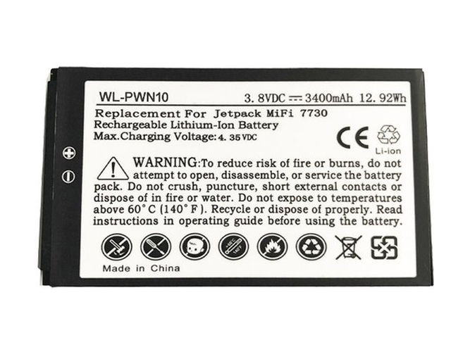 بطارية Novatel Jetpack MiFi 7730L المستبدلة
