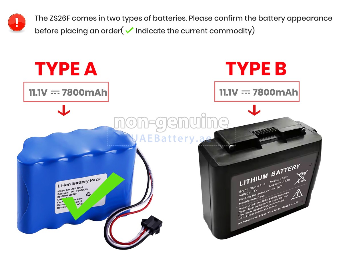 بطارية Signal Fire ZS26F